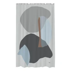 Mette Ditmer Gallery douchegordijn 150x200 cm, Light grey< Douchegordijnen