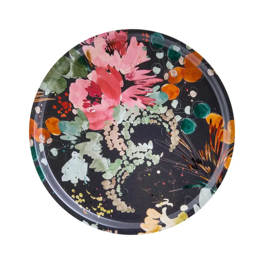 Åry Home Garden Bouquet rond dienblad, Ø 31 cm< Decoratieve Accessoires|Decoratieve Dienbladen