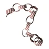 DBKD Garland slinger gestreept, Red-white< Kerstdecoraties