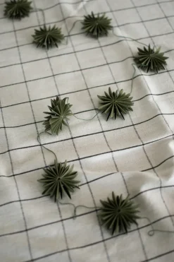 DBKD Garland slinger sneeuwvlok, Groen< Kerstdecoraties