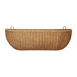Ferm Living Geflochtene wall pocket wandmand 25x75 cm, Natural< Opbergmanden