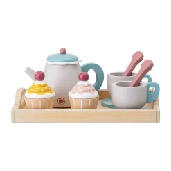 Bloomingville Gentrim speelgoedservies, Grey< Kinderkamer Interieuraccessoires|Kinderkamer Interieuraccessoires
