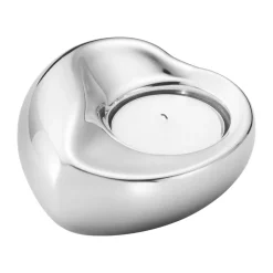 Georg Jensen hart theelichthouder, Roestvrij staal< Kaarsenhouders & Kaarsenborden