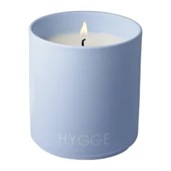Design Letters Geurkaars large Ø8 cm, Hygge-blue< Geurkaarsen & Aroma Diffusers