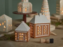 Kähler Gingerbread kandelaar small 11 cm, Bruin< Kaarsenhouders & Kaarsenborden