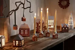 Kähler Gingerbread kerstdecoratie 5 cm 2-pack, Bruin< Kerstdecoraties