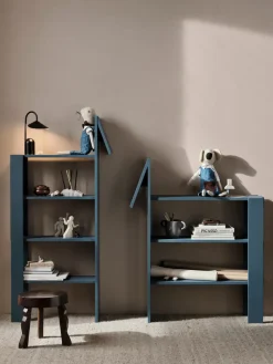 Ferm Living Giraffe boekenplank 69x140 cm, Dark Blue< Planken & Planksystemen|Opbergoplossingen Voor De Kinderkamer