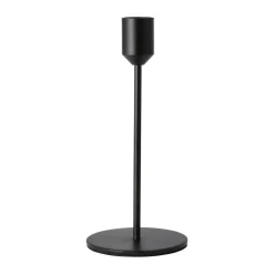 Scandi Living Glare kandelaar 18 cm, Zwart< Kandelaars
