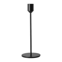 Scandi Living Glare kandelaar 22 cm, Zwart< Kandelaars