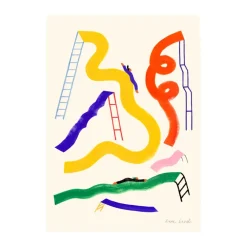 Paper Collective Glisser poster, 50x70 cm< Posters