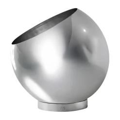AYTM Globe bloempot Ø30 cm, Zilverkleurig< Bloempotten