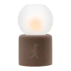 Solstickan Design Globe theelichthouder Ø9,5x17 cm, Bruin< Kaarsenhouders & Kaarsenborden
