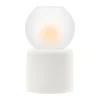 Solstickan Design Globe theelichthouder Ø9,5x17 cm, Wit< Kaarsenhouders & Kaarsenborden