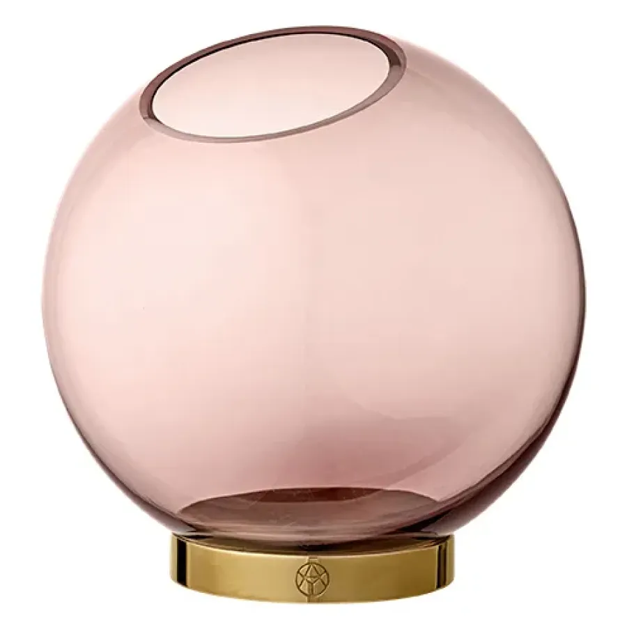 AYTM Globe vaas middel, roze-goud< Vazen