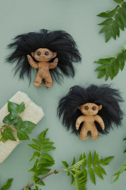 Spring Copenhagen Good Luck Troll 9 cm, Eikenhout< Houten Beelden