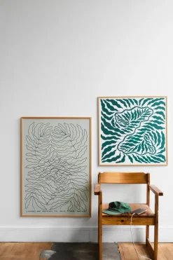 Fine Little Day Green poster, 70x70 cm< Posters|Kinderkamer Interieuraccessoires