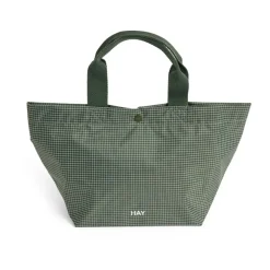 HAY Grid Everyday Bag tas, Dark green, mini< Opbergmanden