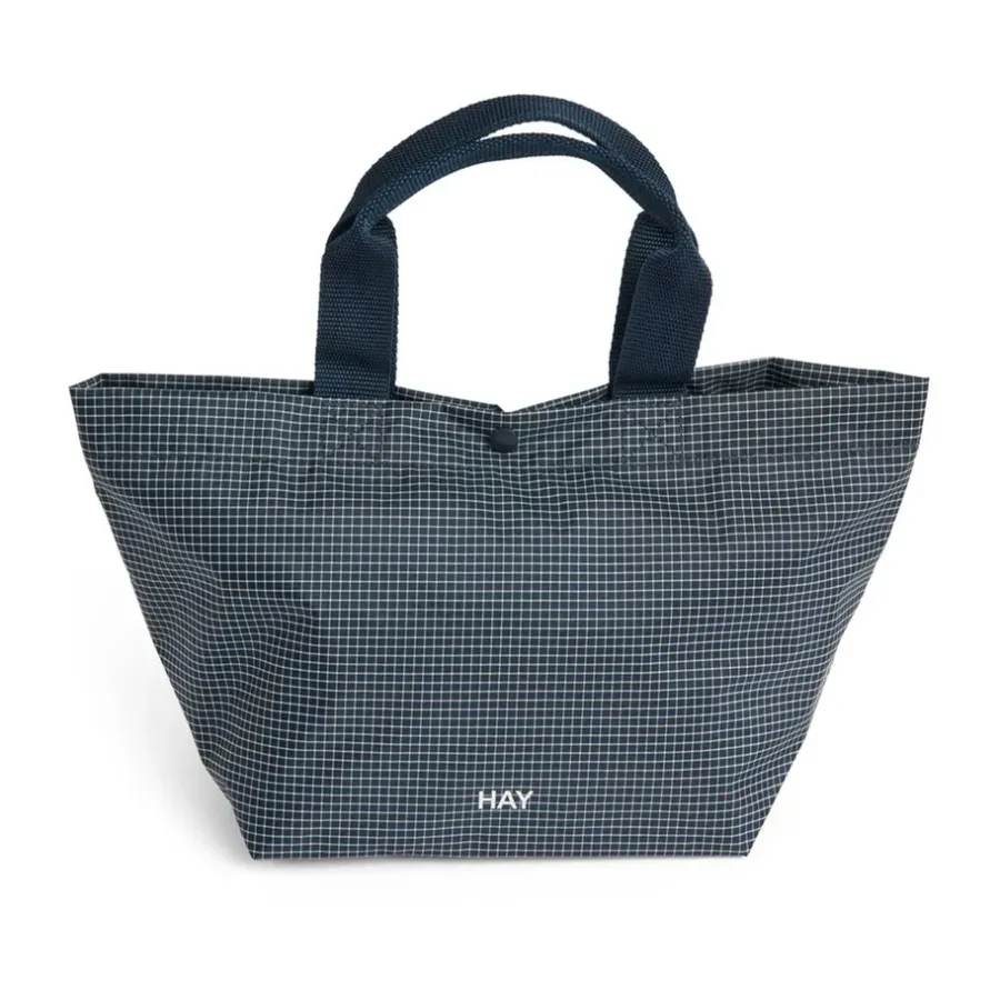 HAY Grid Everyday Bag tas, Dark blue, mini< Opbergmanden