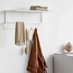 Kristina Dam Studio Grid hoedenplank, black< Garderobehaken & Hoedenplanken