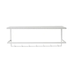 Kristina Dam Studio Grid hoedenplank, white< Garderobehaken & Hoedenplanken