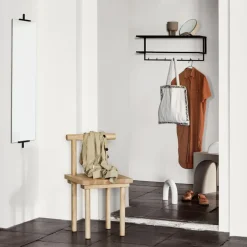 Kristina Dam Studio Grid hoedenplank, white< Garderobehaken & Hoedenplanken