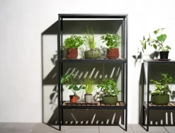 Brafab Grower Greens plantenkast, Zwart, 81x137 cm< Kasten & Vitrines