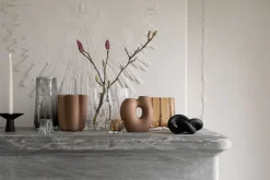 Cooee Design Gry waxinelichtjeshouder Ø8 cm, Clear< Kaarsenhouders & Kaarsenborden