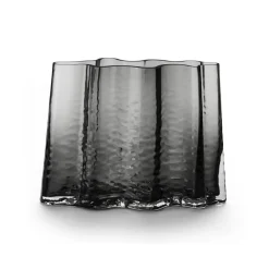 Cooee Design Gry wide vaas 24 cm, Smoke< Vazen