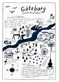 Fine Little Day Göteborg poster, 50x70 cm< Posters