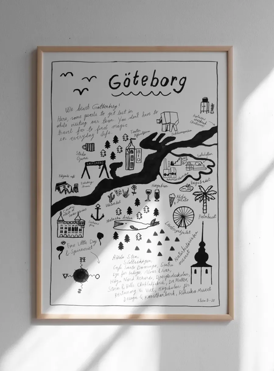 Fine Little Day Göteborg poster, 50x70 cm< Posters