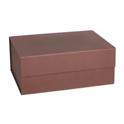 OYOY Hako opbergdoos A4, Dark caramel< Dozen & Boxen
