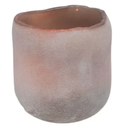 Olsson & Jensen Halde waxinelichtjeshouder 8 cm, Grijs< Kaarsenhouders & Kaarsenborden