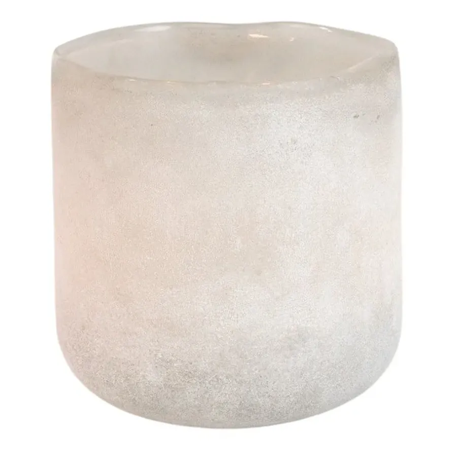 Olsson & Jensen Halde waxinelichtjeshouder 10 cm, Wit< Kaarsenhouders & Kaarsenborden