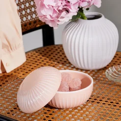 Kähler Hammershøi Bonbonnière Ø12 cm, Nude< Decoratieve Schalen