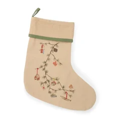 Kähler Hammershøi Christmas Kerstsok, Beige< Kerstdecoraties