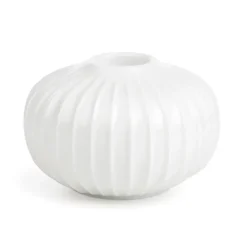 Kähler Hammershøi kaarsenhouder klein, white (wit)< Kandelaars