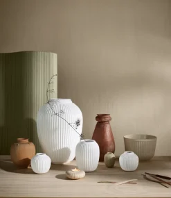Kähler Hammershøi vaas groot, white (wit)< Vazen