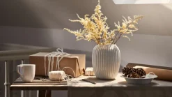 Kähler Hammershøi vaas middel, white (wit)< Vazen