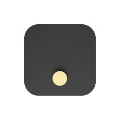Umage Hang in There wandhanger, Black-brass< Haken & Hangers