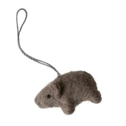 DBKD Hangend varken decoratiehanger, Beige< Kerstdecoraties