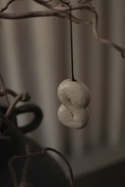 DBKD Hanging bun decoratiehanger, Beige< Kerstdecoraties