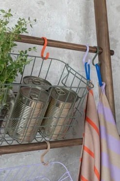 Mette Ditmer Hang-it haak 5-pack, Thyme green< Haken & Hangers