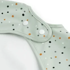 Done by deer Happy Dots slabbetje met mouw, Groen< Kinderkamer Interieuraccessoires|Kinderkamer Interieuraccessoires