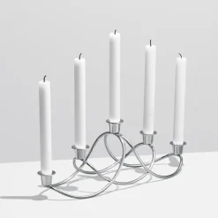 Georg Jensen Harmony kandelaar, gepolijst< Kandelaars