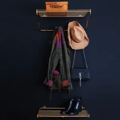 Maze Hat Rack hoedenplank, messing< Garderobehaken & Hoedenplanken
