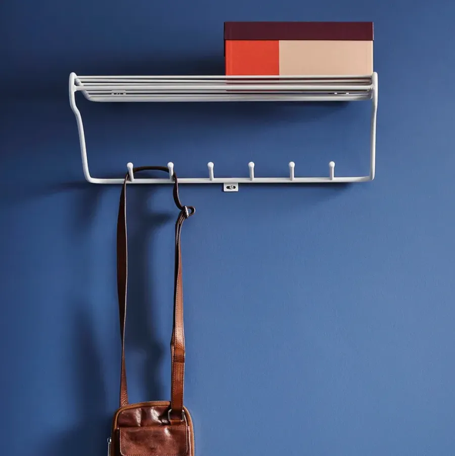 Maze Hat Rack hoedenplank, wit< Garderobehaken & Hoedenplanken