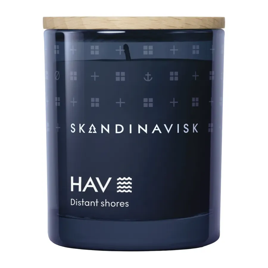 Skandinavisk Hav geurkaars met deksel, 65 g< Geurkaarsen & Aroma Diffusers