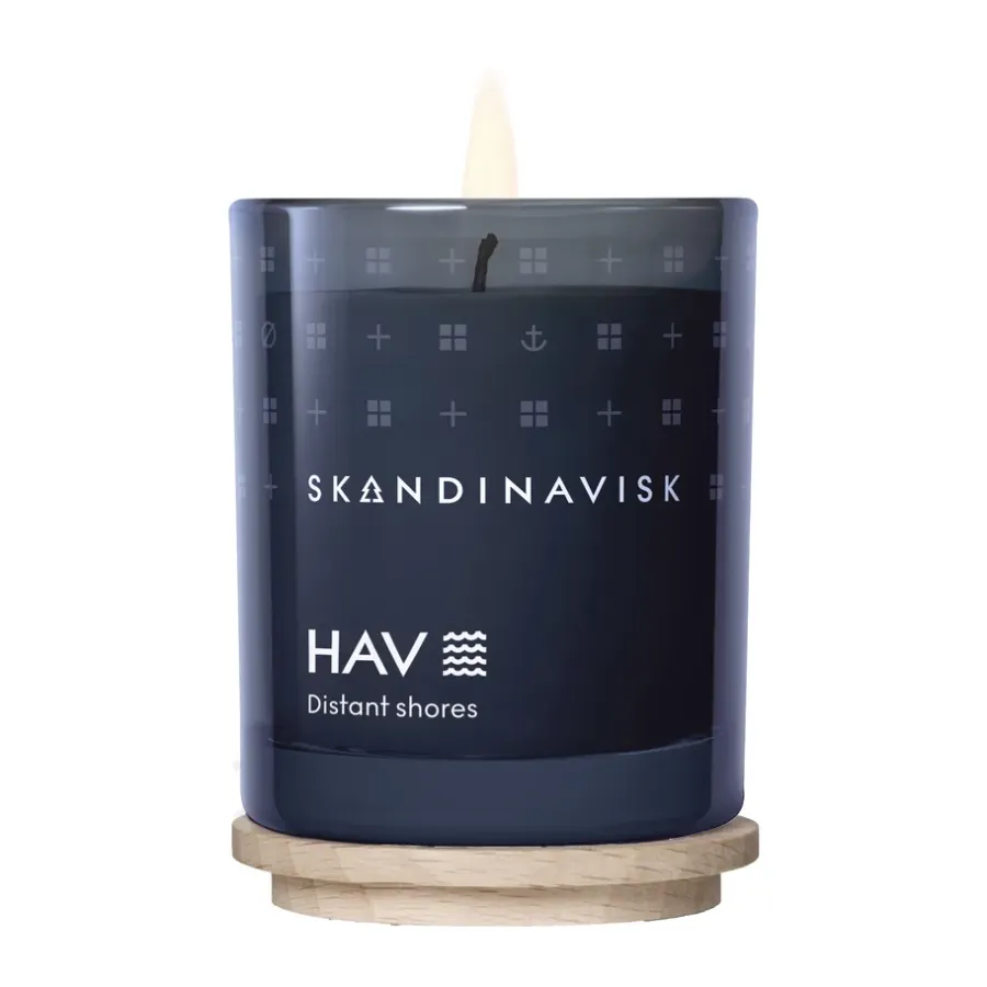 Skandinavisk Hav geurkaars met deksel, 65 g< Geurkaarsen & Aroma Diffusers