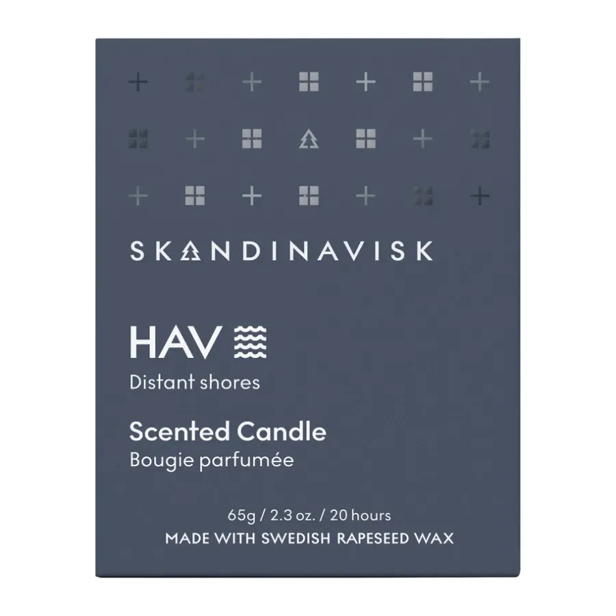 Skandinavisk Hav geurkaars met deksel, 65 g< Geurkaarsen & Aroma Diffusers