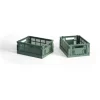 HAY Colour Crate Mini 2-pack 13x17 cm, Sage green< Opbergmanden
